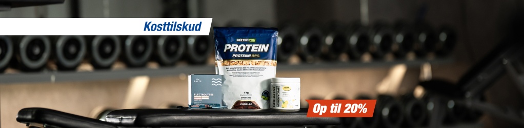 Kosttilskud - Op til 20%